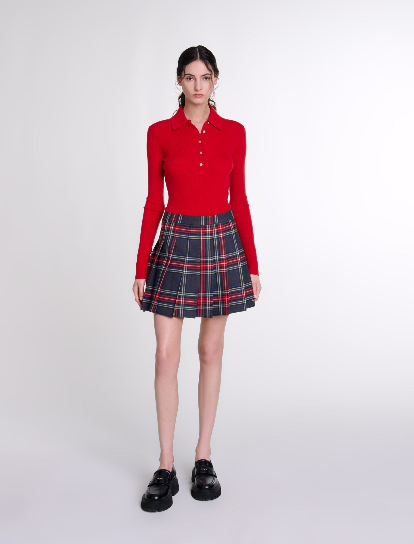 ranor TARTAN CHECK PLEATS SKIRTランニングスカート TARTAN CHECK CRAZY PLEATS SKIRT | ALL BOTTOMS | ranor