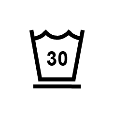 Moderate wash 30&deg;